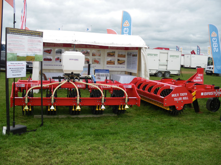 The NEW BRISTOWS Split Level Subsoiler strip till tiller roll